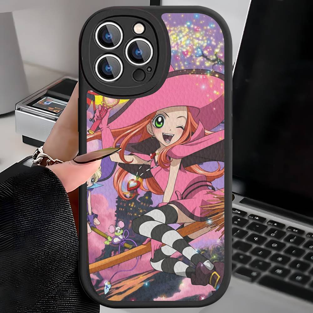 

Anime Sugar Sugar Rune Leather Phone Case For IPhone 16 15 14 13 12 11 Pro Max Plus Shockproof Cover iphone 12