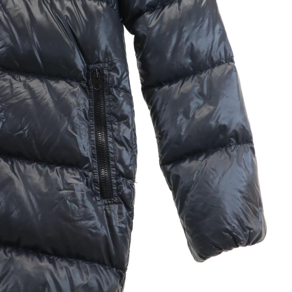 DUVETICA Long Sleeve Down Jacket 38 Navy System Women Used