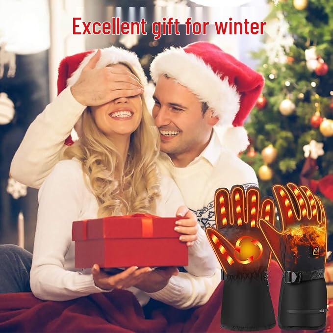 Electric Heated Winter Gloves for Skiing, Cycling, and Motorcycling – Touchscreen Compatible and Cold Protection