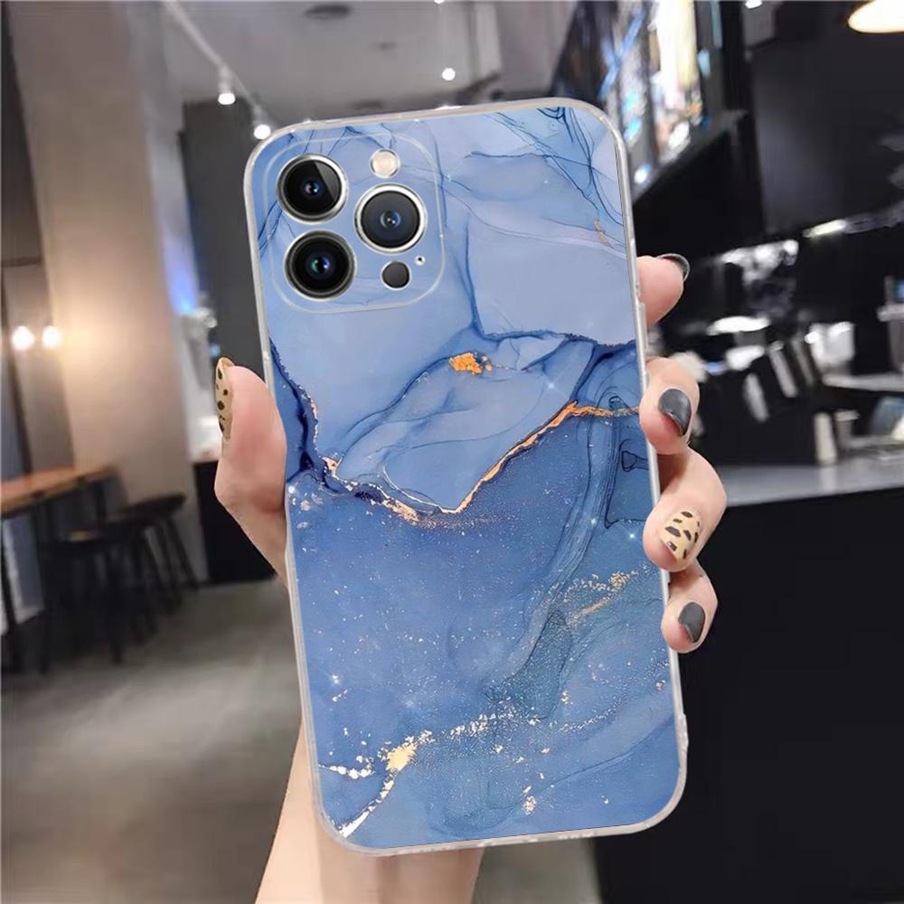Marble fashion Phone Case For iPhone 15 14 11 12 13 Mini Pro XS Max Cover 6 7 8 Plus X XR SE 2020 Funda Shell