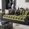 Chenier Sofa Cushion Light Luxury High Sense Four Seasons Universal Seat Cushion  New Wheat Ear Strip Sofa Cover Cover Cloth