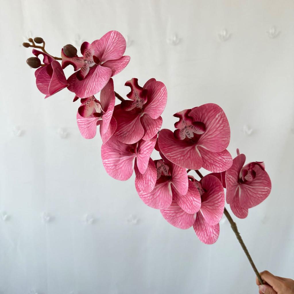 French 3d Phalaenopsis Artificial Flowers For Wedding Decor Home Display Hotel