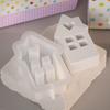 Silicone Soap Mold DIY Silicone Candle Molds Easter Clay Mould House Shaped Silicone Soap Making Molds Silicone Material