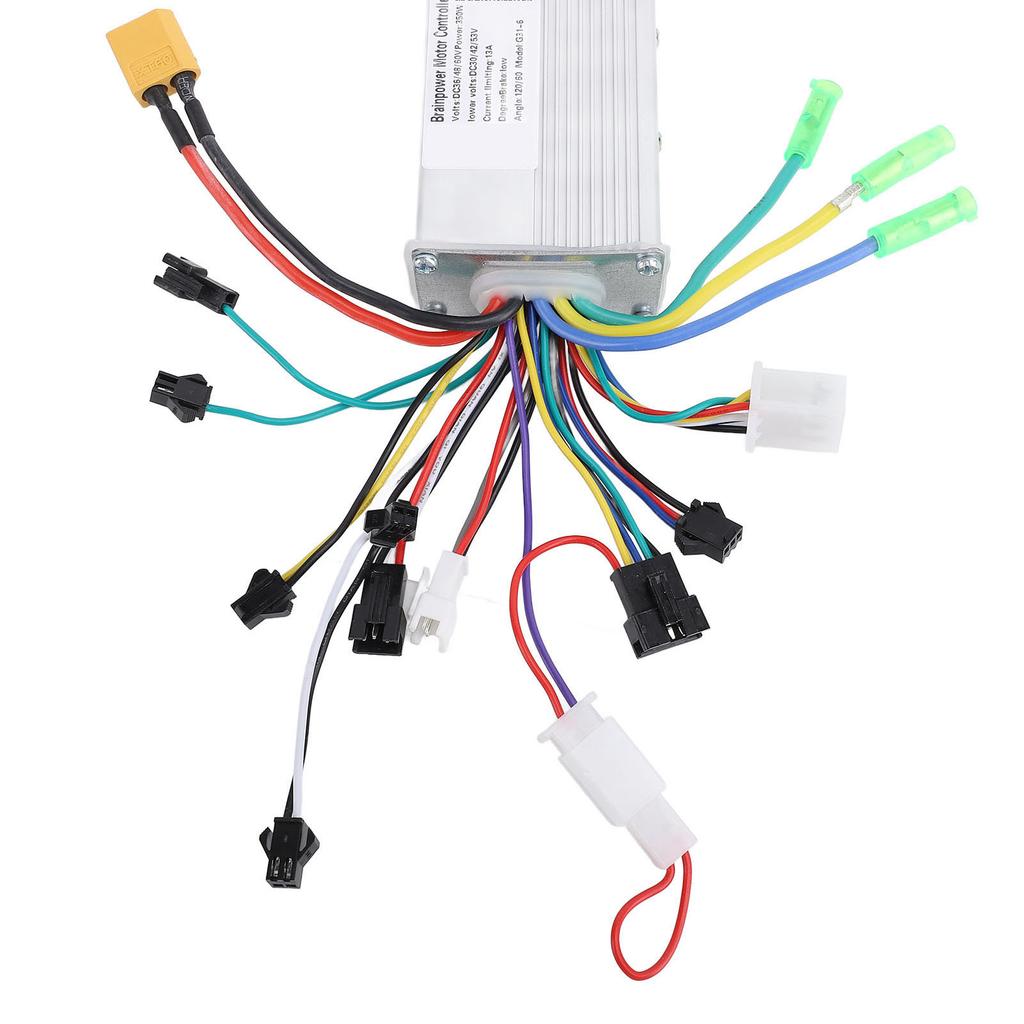 36V 48V 350W Electric Bike Controller Kit ABS Aluminum Alloy Motor Controller Brake Lever with 160PDD Display Meter for