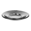 Stainless Steel Round Dinner Plate Dish Tray, Food Container, Outdoor Camping, Picnic Tableware, 16-24cm