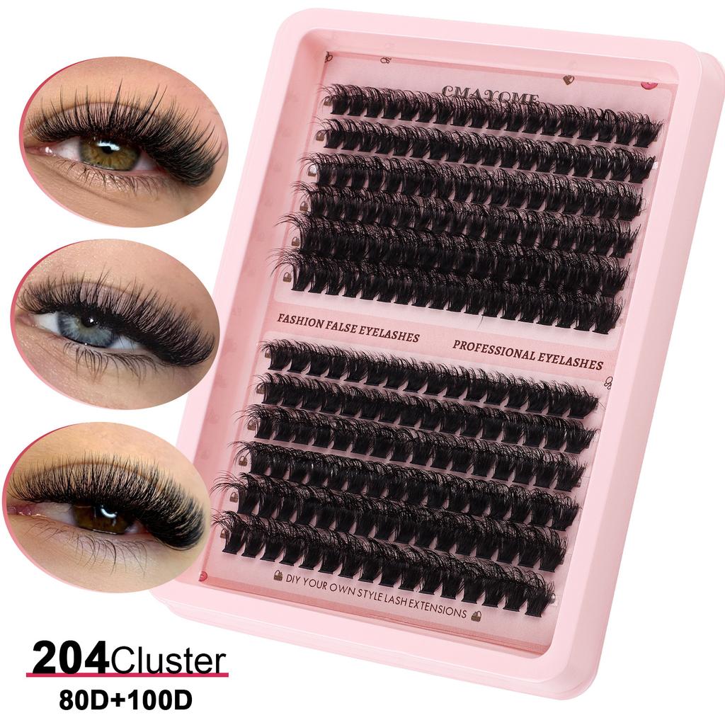240 Kępek D Piosenka Pojedyncza Kępka Sztuczne Rzęsy 30D100Ddiy Segmentowe Graftowanie Do Przedłużania Naturalnych Gęstych Włosów