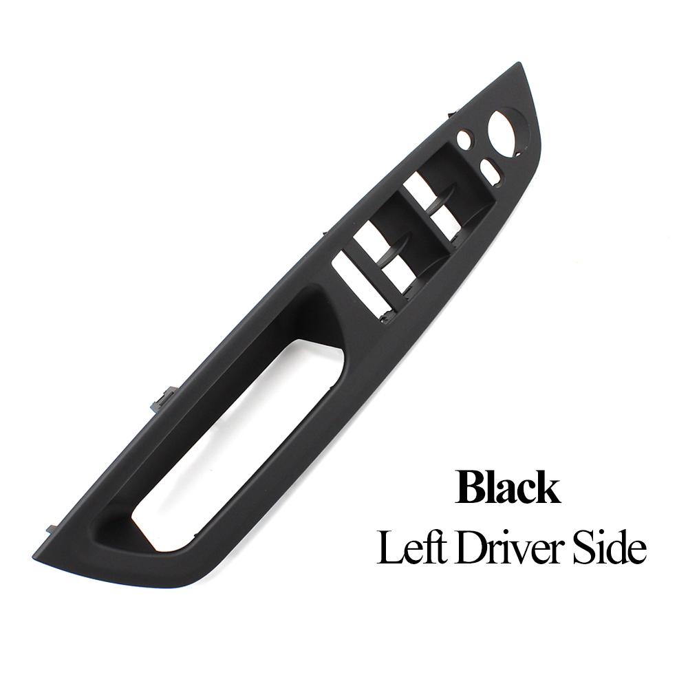 LHD Upgraded Inner Door Armrest Window Switch Panel Handle Pull Trim Leather Outer Cover Replacement For BMW X5 X6 E70 E71 E72