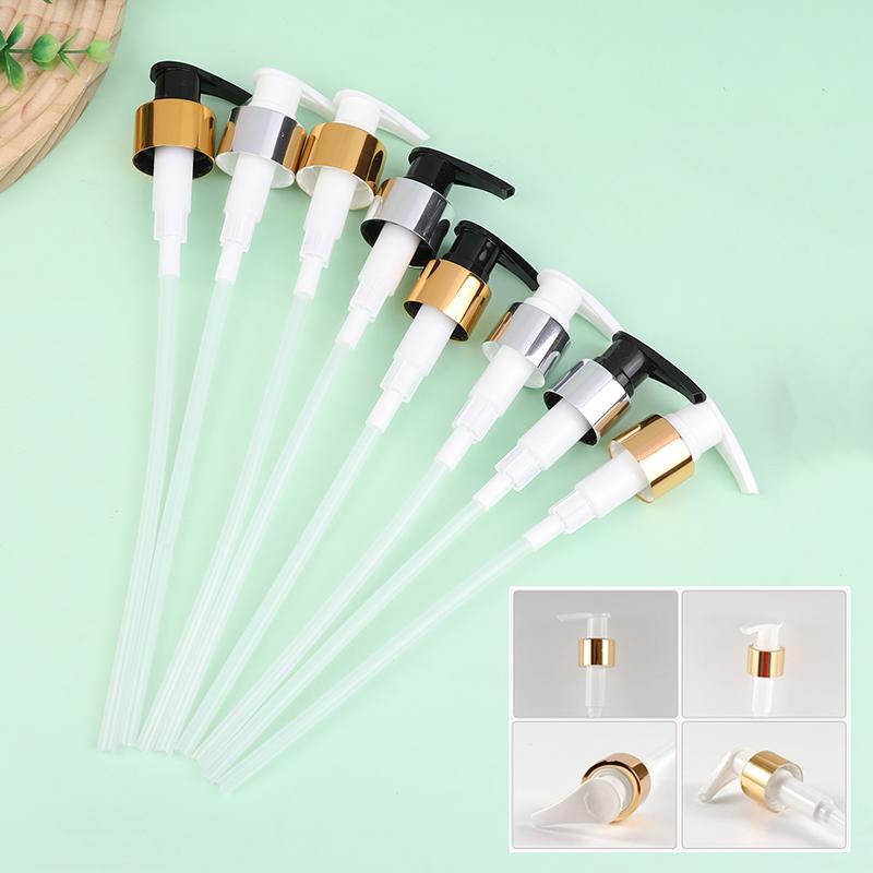 Soap Pump Liquid Pump Head Lotion Dispenser Head Push Type Head 24/28 Thread Bath Shampoo Bottle Press Nozzle Replace Pump Tube