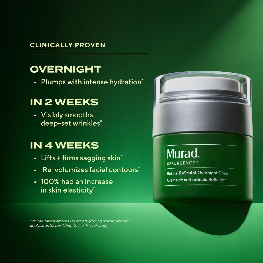 Murad Retinal Resculpt Overnight Cream 1.7 Oz 50 Ml