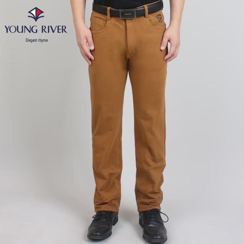 

Yarun Men s Business Casual Straight-Leg Trousers 30