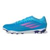 adidas X Speedflow .3 Biqueira Redonda Cadarço MG (Tachas curtas de borracha) Sapatos de Futebol Masculinos Azul Rosa GW7503 com Suporte Durável Antiderrapante
