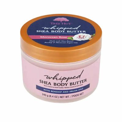 Tree Hut Beurre Corporel Fouetté au Karité Rose Marocaine 240g