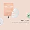 Limited time!!Viareline Collagen Moisturizing And Hydrating Mask Is A Gentle Moisturizing And Softening Facial Mask That Is Clear And Translucent