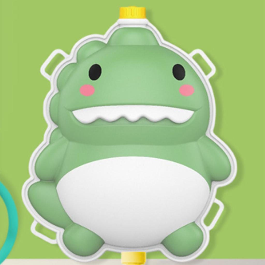 Children Backpack Water Shooting Toy Pull Out Plastic 2000ML Cartoon Backpack Water Gunfor Outdoor