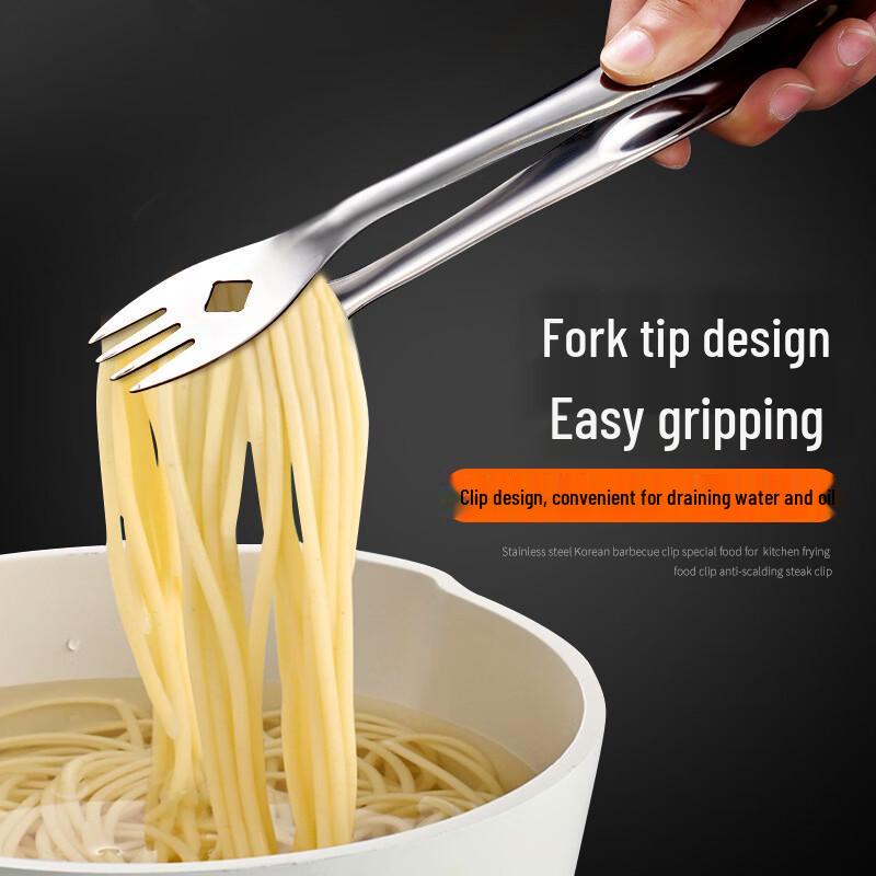 304 Stainless Steel Golden Claw Food Tongs