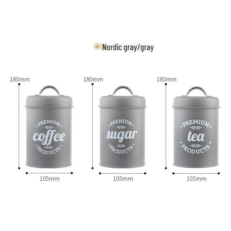 12-Color Metal Sealed Storage Can: Ideal for Coffee, Tea, Snacks, Nuts, Seeds, and Candy