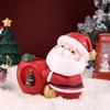 1Pc Multifunctional Santa Claus Apple Pen Holder Creative Lucky Bag Kids Piggy Bank Piggy Bank Tabletop Decorative Ornaments