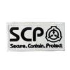 SCP Foundation Logo Gestickt Moral Patch Aufkleber Klettverschluss Abzeichen