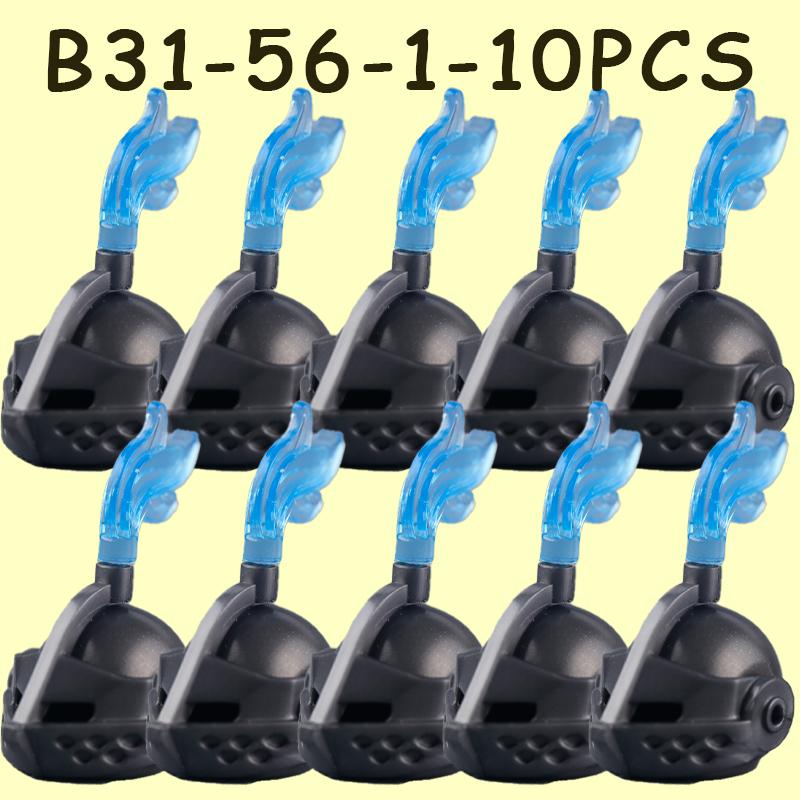 MOC Medieval Military Castle Soldier Figures Helmets Series Building Blocks Knights Accessories Warrior Hat  Bricks Toys Gifts