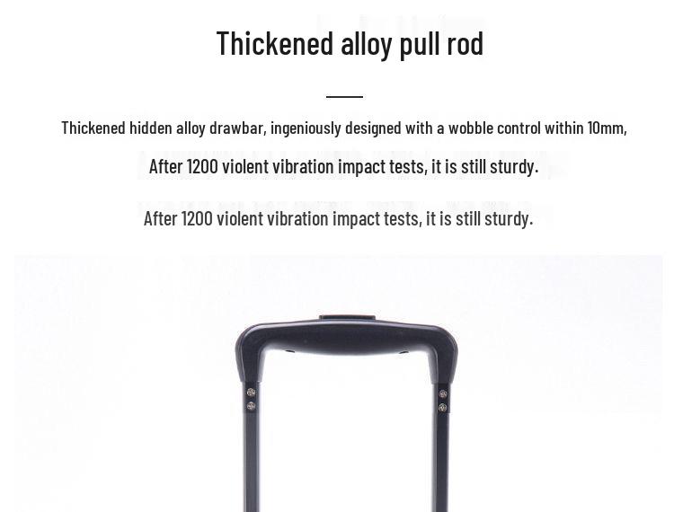 New Style Front-Opening Password Suitcase for Female Students - Carry-On