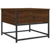 Coffee Table Brown Oak Look 51x51x40 Cm Engineered Wood