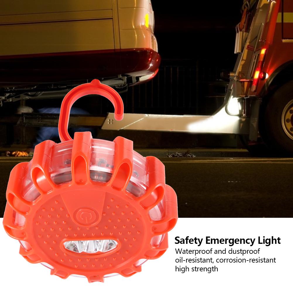 12LED Blue 3LED White Flashing Warning Night Light Roadside Emergency Safety Flare Light