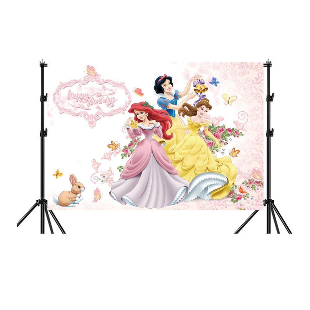 Frozen Background Decoration Banner For Festive Events With Cartoon Design For Party Decor