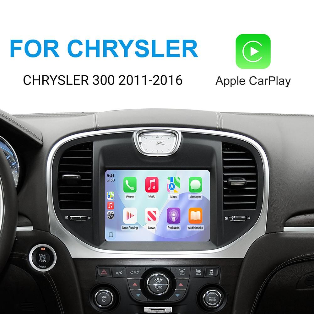 Wireless CarPlay Android Auto retrofit kit decoder box for Chrysler 300 Series 2011-2016