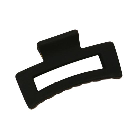 

Женский зажим для волос Полый противоскользящий продолговатый противоскользящий сплошной цвет Сильный коготь Организация волос Маленький размер Легкий женский инструмент для укладки волос чёрный