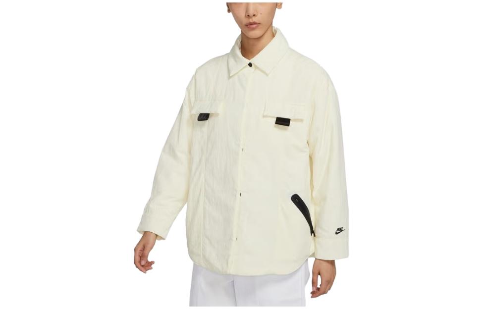 

Nike Puffer Jackets Women s Ecru Lapel Moderate DD4631-715 XL
