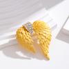 Vintage Wing Brooch With Water Drilled Angel Wings For Women And Men Accessories