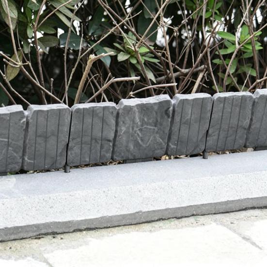 Plastic Garden Fence No Dig Garden Edging Panels Landscaping Border Panels Retaining Fence for Flower Beds Lawns Paths