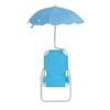 Children Beach Chair Folding Portable Camping Chairs Outdoor Lawn Sand Chair with Umbrella for Picnics Vacations Parties