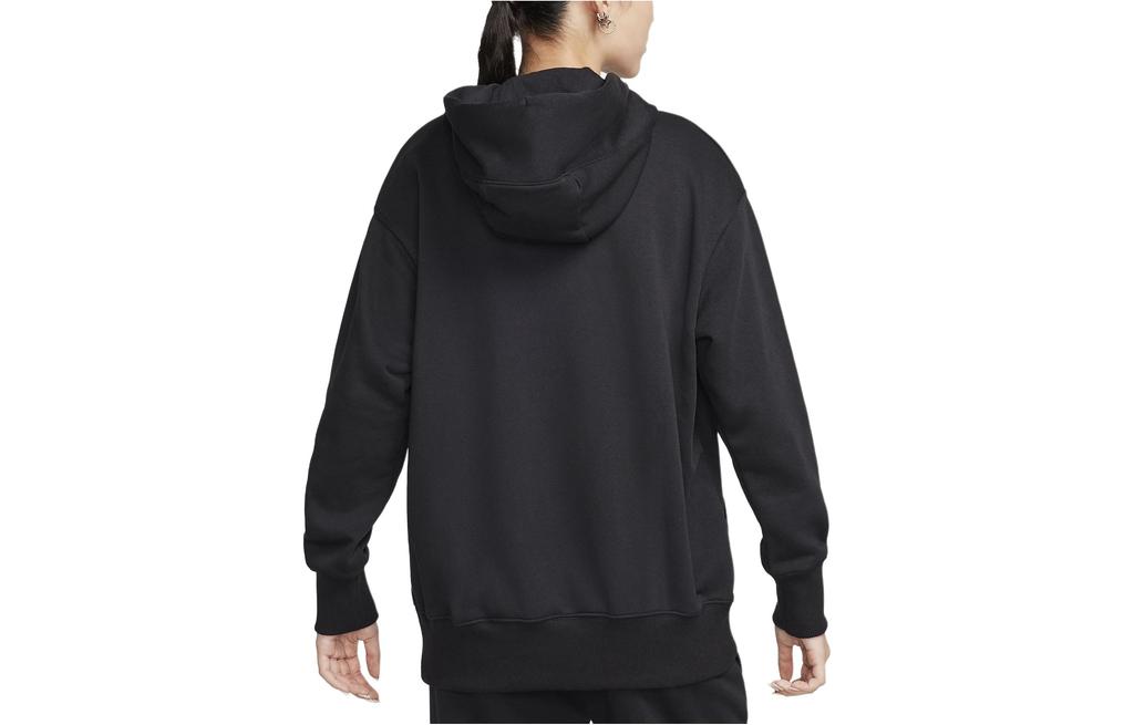 Nike Sweatshirts Women's Black Hooded Moderate Regular FZ7197-010