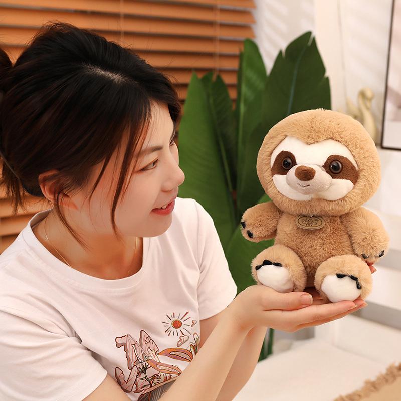 1Pc 22/30/39CM Cute Sloth Peluche Toys Stuffed Soft Animal Sloth Pillow Kawaii Toy for Birthday Xmas Gifts