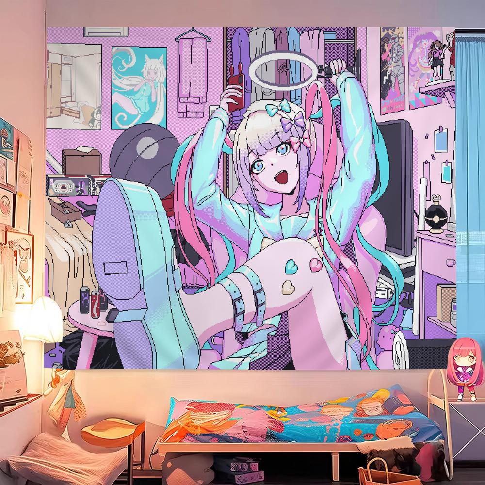 NEEDY GIRL OVERDOSE DIY Wall Tapestry For Living Room Home Dorm Decor Wall Art Decor