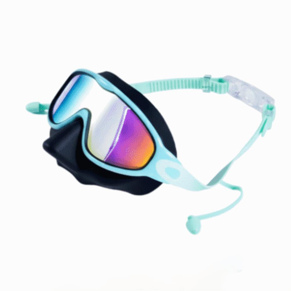 Wide View Swim Goggles Anti-Fog Diving Goggles Youth Swim Glasses Outdoor Swimming