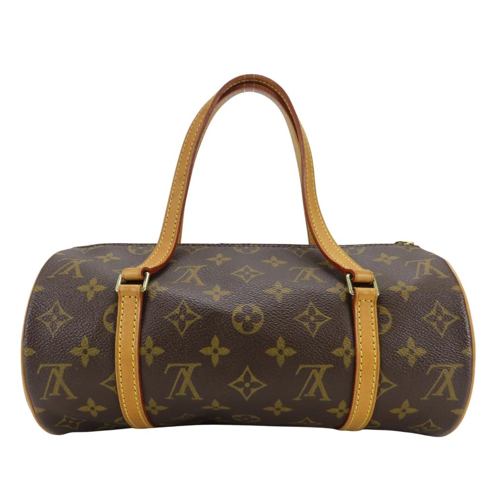 Used LOUIS VUITTON Handbag Papillon 26 M51386 Monogram/Nume leather Brown Everyday use