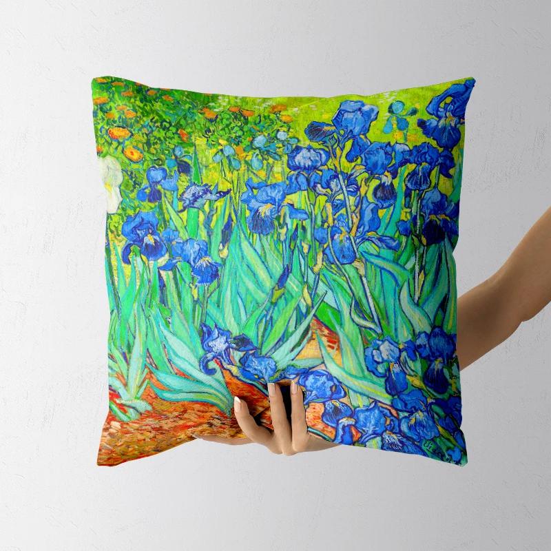 

Наволочка с рисунком маслом, наволочка для диванной подушки с изображением подсолнуха, наволочка для свадебной вечеринки, домашний декор 45x45 см 45x45cm