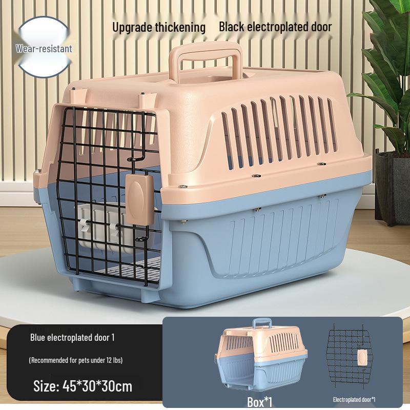 Portable Pet Airline Carrier: Space Capsule Cat Bag & Dog Cage for Small/Medium Pets
