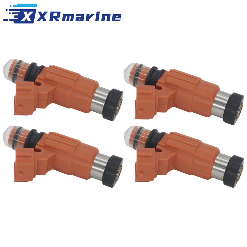 4 X Fuel Injector Nozzle Unit 68V-8A360-00 for Yamaha 4 Stroke 115HP F115 LF115 Outboard Engine 68V-8A360-00-00 68V-13761-00-00