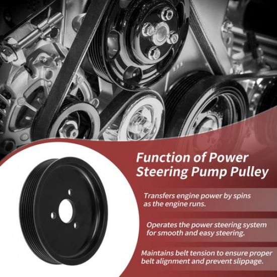No32421740858 Power Steering Pump Pulley for BMW 320i 32i 323i 325Ci 325xi X5