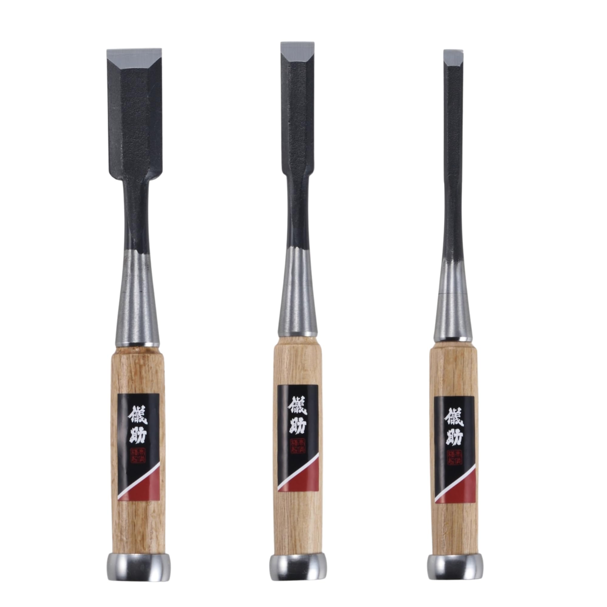 

Takagi Chisel Set of 3 (9, 15, and 24mm) by Gisuke, Ideal for Woodworking, DIY Tools