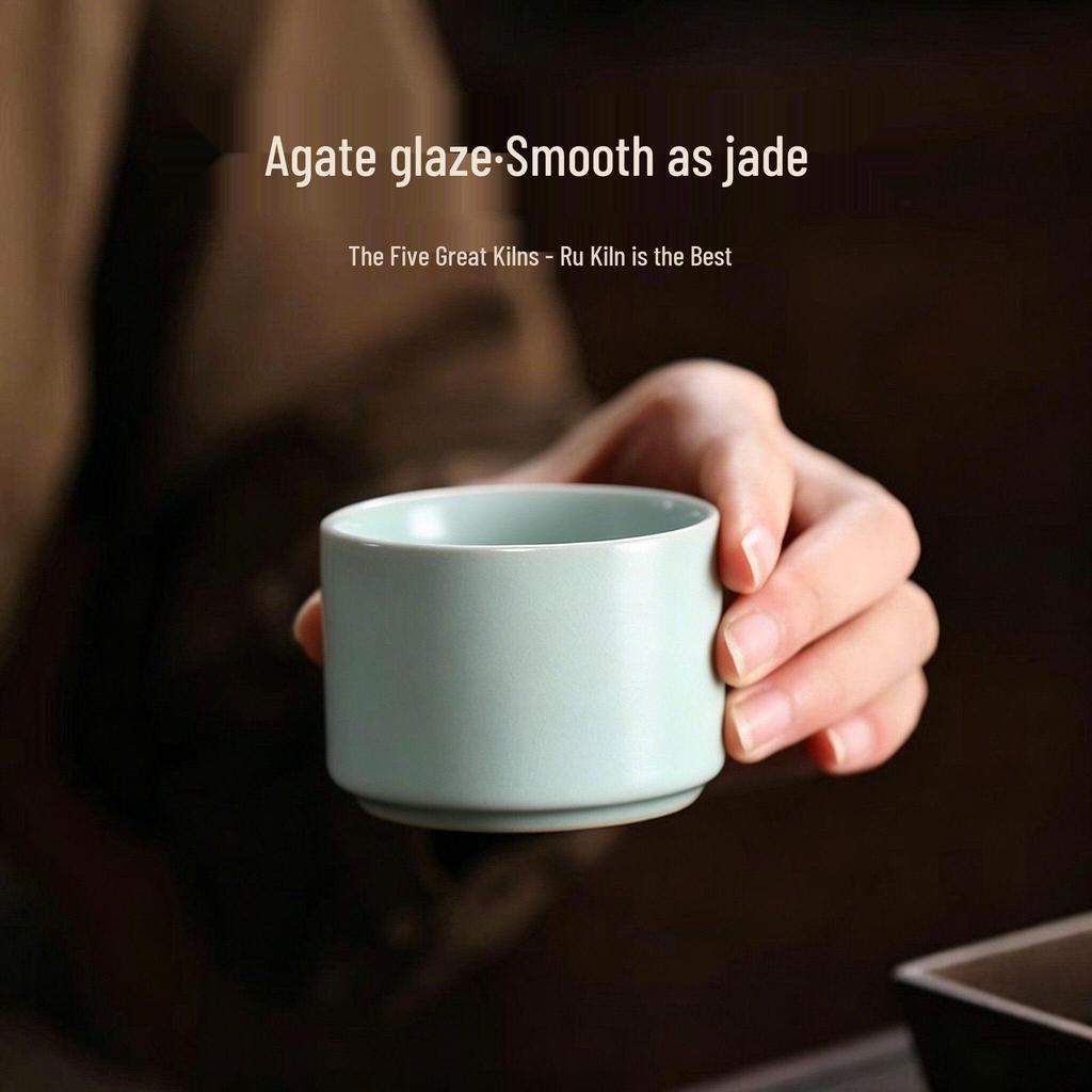 Exquisite Tea Set: Premium Tea Cups Ideal for Tasting & Gift-Giving To Elders, Clients, Friends & Housewarmings