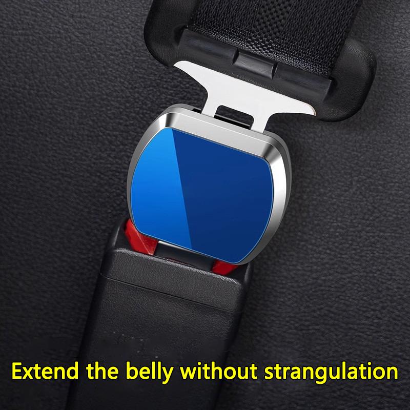 Car Seat Belt Extension Plug Safety Belt Plug Buckle Clip Interior For Porsche 911 Cayenne Cayman Panamera Macan Taycan Boxster