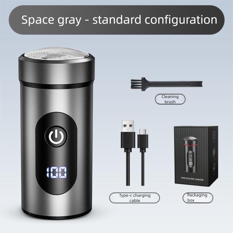 Xiaomi New Small Steel Cannon Mini Electric Shaver Convenient Travel and Business Men's Shaver Washable Beard Knife