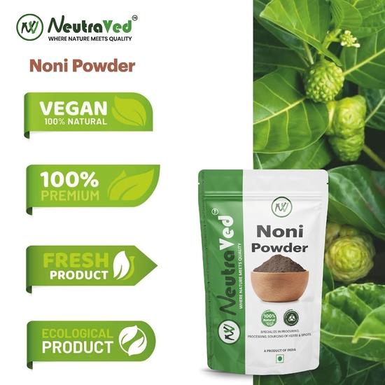 NeutraVed Noni Powder (Morinda Citrifolia) (200g)| Noni Fruit Powder Rich In Vitamin C May Help In Body Detoxifier, Immunity Booster - 200g