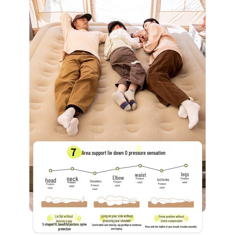 Beishanlang Q3049 Thickened Inflatable Air Mattress
