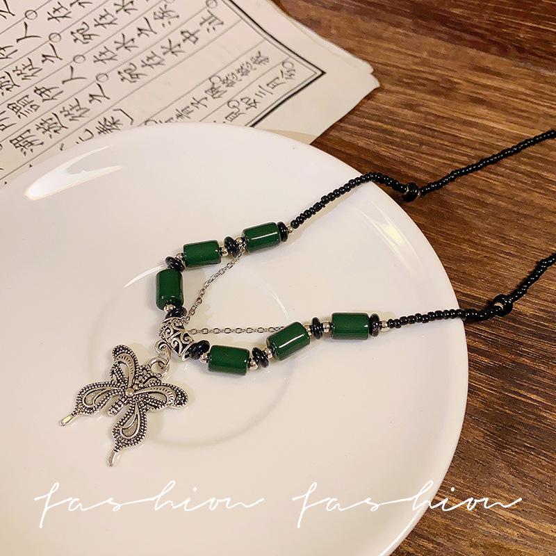 Colier Etnic Stil Ghioc de Stejar: Accesoriu de îmbrăcăminte unisex din bumbac și in țesut manual