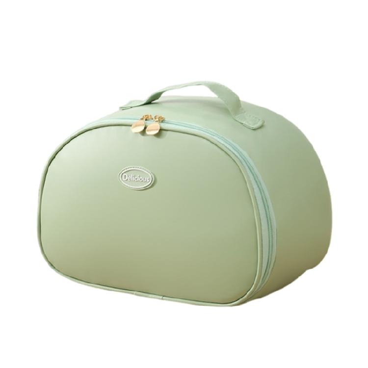 Commuters Lunch Bag with Ample Storage Space for Keeping Food Freshing PU Leather Insulated Lunch Box Carriers Container зелёный